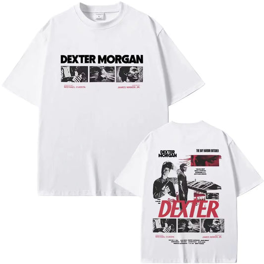 Casual Cotton Vintage T-Shirt Men'S Fashion Extra Large Streetwear Limited Dexter Morgan Bay Butcher T-Shirt Men Women