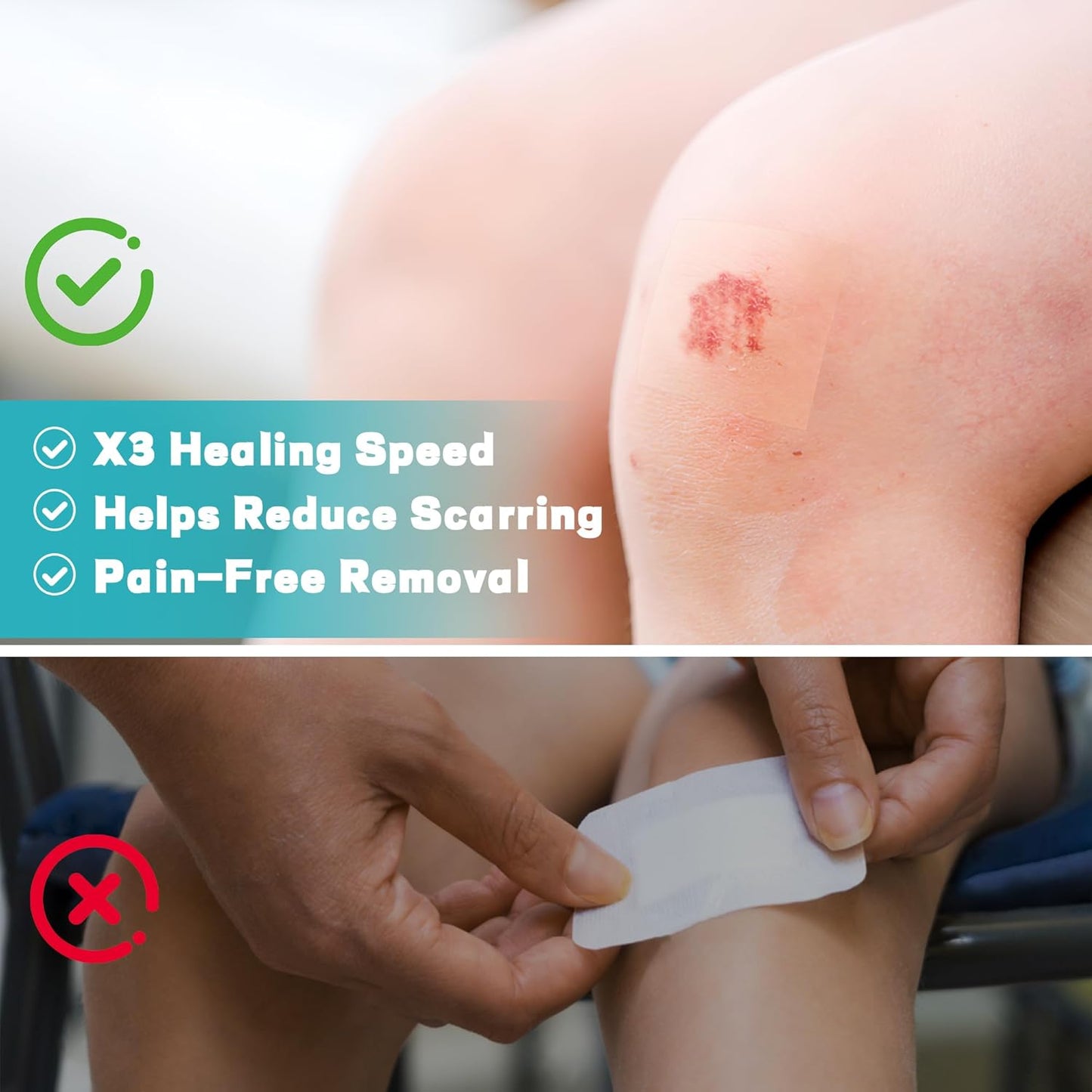 Hydrocolloid Roll for Wound Care - Medical Grade Hydrocolloid Bandages with Flexible & Waterproof, Ultra-Thin, Self-Adhesive, DIY Shape & Size Home First Aid Kit Essential (2In*5Ft)