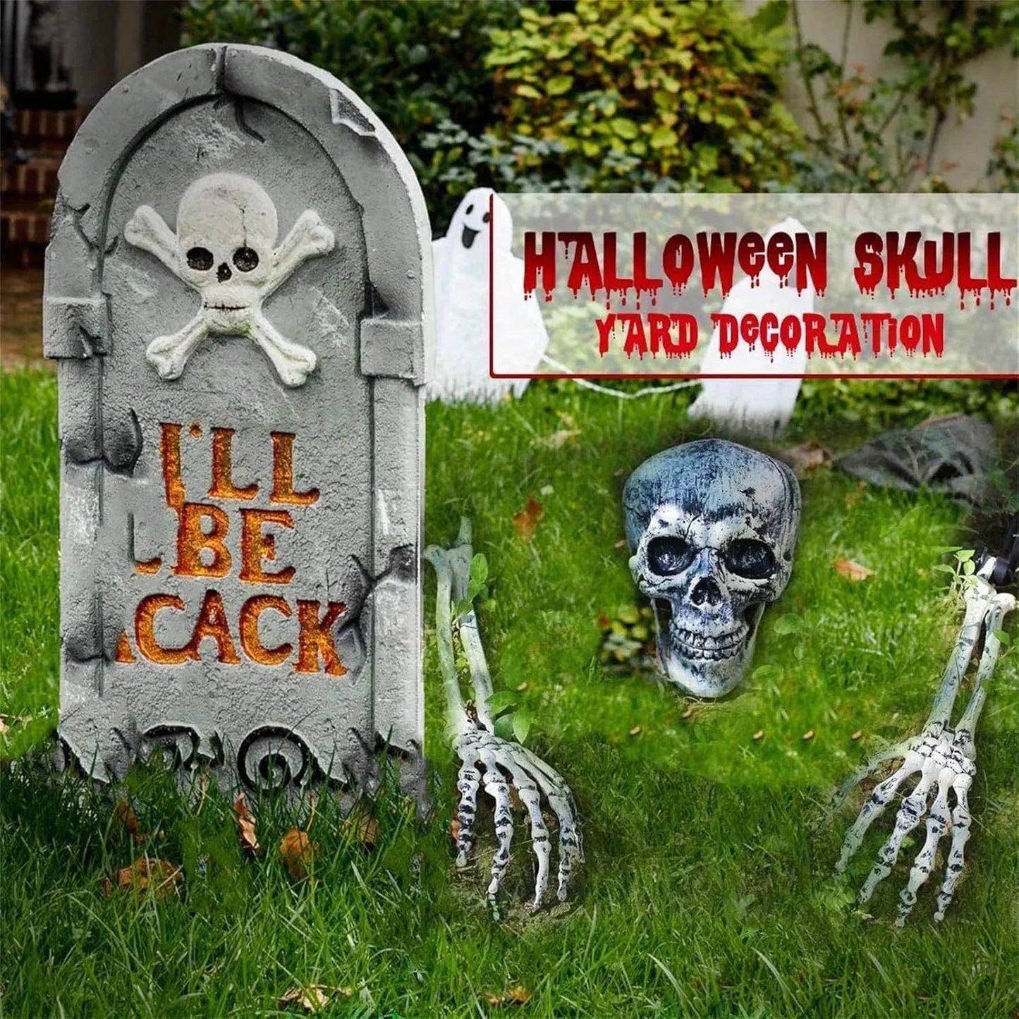 Halloween Skeleton Stakes Decorations