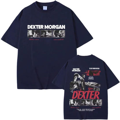 Casual Cotton Vintage T-Shirt Men'S Fashion Extra Large Streetwear Limited Dexter Morgan Bay Butcher T-Shirt Men Women