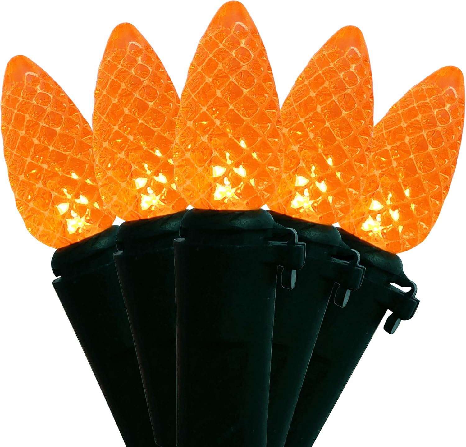 Orange Halloween String Lights 50 LED