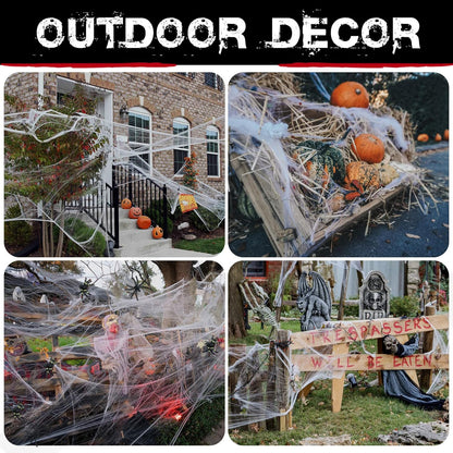 Spider Webs Halloween Decorations 